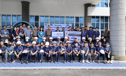 โรงงานปลอดภัยใส่ใจกฎจราจรพื้นที่ สน.หนองค้างพลู