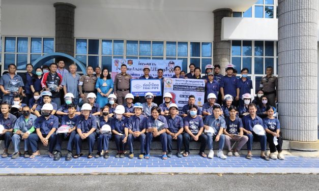 โรงงานปลอดภัยใส่ใจกฎจราจรพื้นที่ สน.หนองค้างพลู