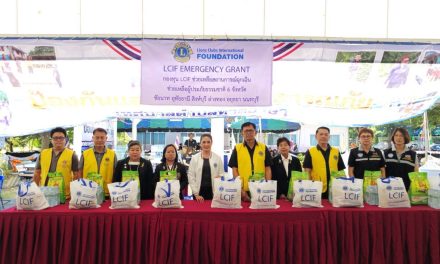 ” LCIF ” ช่วยน้ำท่วม
